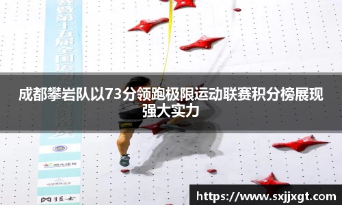 成都攀岩队以73分领跑极限运动联赛积分榜展现强大实力